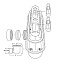 Душевой поддон RGW STL 14212810-01 100х80см