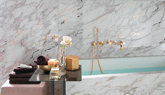 Декор Atlas Concord Италия Marvel Edge 8EGE Royal Calacatta Gold Vein 40х80см 0,64кв.м.