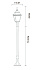 Светильник ландшафтный Arte Lamp BREMEN A1016PA-1BK 60Вт IP44 E27 чёрный