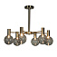 Люстра Loft It Tiara 10045/6 Gold 240Вт 6 лампочек G9