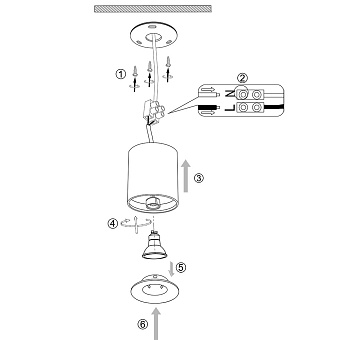 Светильник потолочный Maytoni Slim C012CL-01B 50Вт GU10