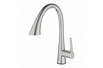 Смеситель для кухни GROHE Zedra Touch 30219DC2 выдвижной излив сталь