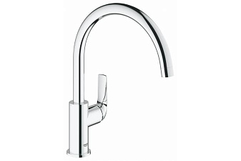 Смеситель для кухни GROHE BauCurve 31536001 высокий излив хром