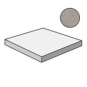 Плитка для ступеней Atlas Concord Италия Dwell A1K4 Gray Scalino Angolare SX 33х33см 0,109кв.м. неполированная
