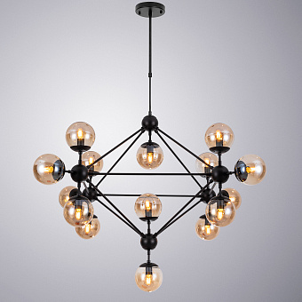 Люстра подвесная Arte Lamp BOLLA A1664SP-15BK 60Вт 15 лампочек E14