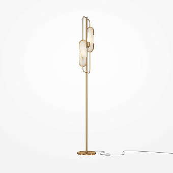 Торшер Maytoni Marmo MOD099FL-02G 80Вт G9 2 плафонов