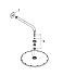 Верхний душ GROHE Rainshower Cosmopolitan 26066000 хром