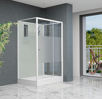 Душевая кабина RGW Andaman 411320790-95 AN-207 100х90х200см стекло матовое