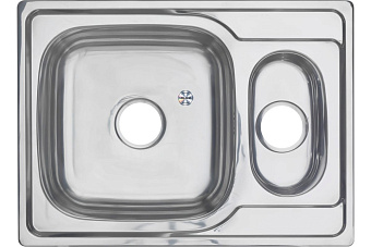 Мойка кухонная MELANA 6950 227S t (*10) 69х50см хром