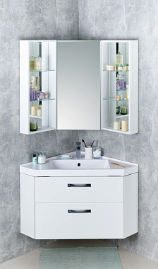 Шкаф зеркальный Акватон Кантара 1A205702ANW70 42,1х42,1х85,5см