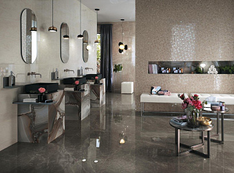 Керамическая мозаика Atlas Concord Италия Marvel Edge 9EQG Gris Clair Mosaic Q 30,5х30,5см 0,558кв.м.