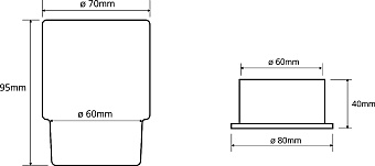 Стакан в ванную BEMETA OMEGA 138110061 хром