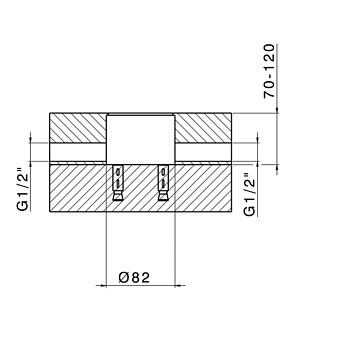 Внутренняя часть смесителя Cisal Less New ZA00451004