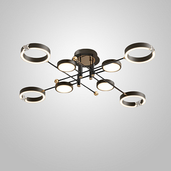 Люстра потолочная ImperiumLOFT Sellif 231266-23 76Вт 8 лампочек LED