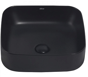 Раковина накладная Abber RECHTECK AC2211MB 38,5х38,5см