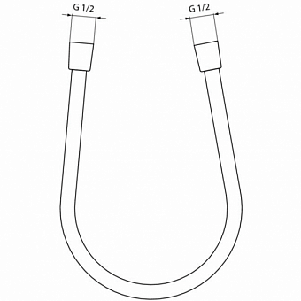 Душевой шланг IDEAL STANDARD A4109AA 175см хром