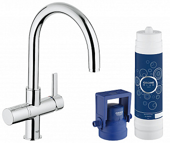Смеситель для кухни GROHE Blue 33249001 высокий излив хром