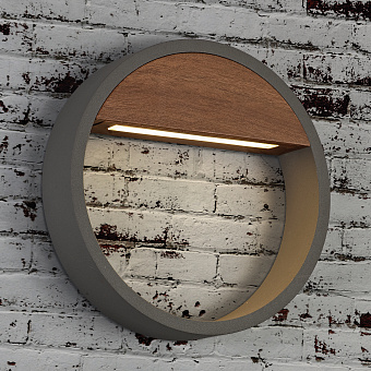 Светильник фасадный Mantra CYCLE 6851 12Вт IP65 LED тёмно-серый