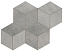 Керамическая мозаика Atlas Concord Италия Blaze A0UO Aluminium Mosaico Esagono Matt 30х35см 0,42кв.м.