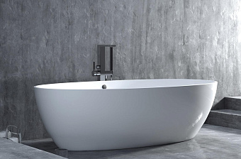 Ванна каменная SALINI ALDA 178х96см S-Stone (Solix) матовая