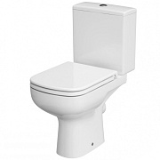 Унитаз напольный CERSANIT COLOUR KO-COL011-35-COn-DL-w безободковый с микролифтом