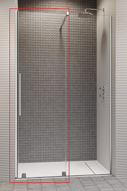 Душевая дверь RADAWAY Furo 10107722-01-01R 200х72,2см стекло прозрачное