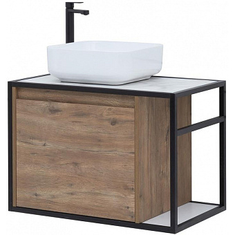 Тумба под раковину подвесная AQUANET Nova Lite Loft 261658 44х75х51,8см