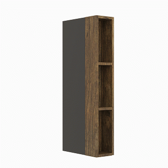 Шкаф подвесной Акватон ТЕРРА 1A247103TEKA0 14х35х85см дуб кантри/антрацит