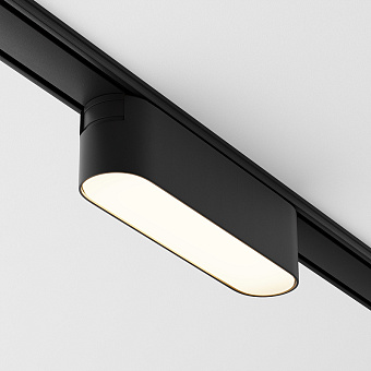 Магнитный трековый светильник Maytoni Basis TR080-1-6W3K-B 6Вт LED чёрный