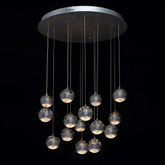 Люстра подвесная De Markt Капелия 730010315 90Вт 15 лампочек LED