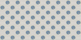 Матовый керамогранит ABK Wide and Style PF60007377 D+ Fiori Avio Oro 320х160см 5,12кв.м.