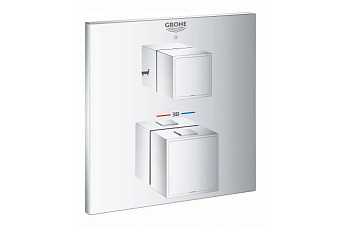 Смеситель для ванны GROHE Grohtherm Cube 24155000 хром