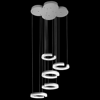 Люстра подвесная Lightstar Unitario 763439 46Вт 5 лампочек LED