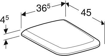 Сиденье для унитаза GEBERIT 571910000 с микролифтом