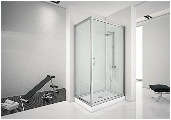Угловое ограждение AQUANET Alfa 273607 200х160см стекло прозрачное