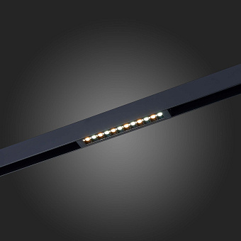 Магнитный трековый светильник ST Luce ST655 ST655.496.09 9Вт LED чёрный
