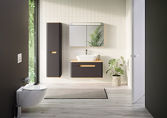 Пенал подвесной VITRA Sento 60856 35х40х158см антрацит