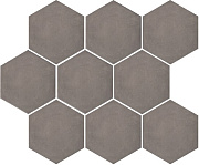 Матовый керамогранит KERAMA MARAZZI Тюрен SG1005N коричневый полотно 12х10,4см 0,67кв.м.