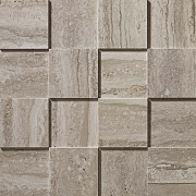Керамическая мозаика Atlas Concord Италия Marvel Pro ADP9 Trav. Silver Mosaico 3D 30х30см 0,54кв.м.