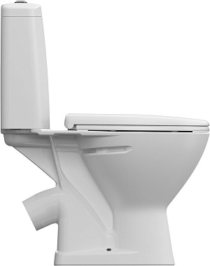 Унитаз напольный CERSANIT JUST 64073 ободковый с микролифтом