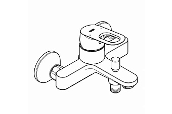 Смеситель для ванны GROHE BauLoop 23341000 хром