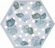Декор KERAMA MARAZZI Аньет HGD\A300\24001 синий 20х23,1см 0,046кв.м.
