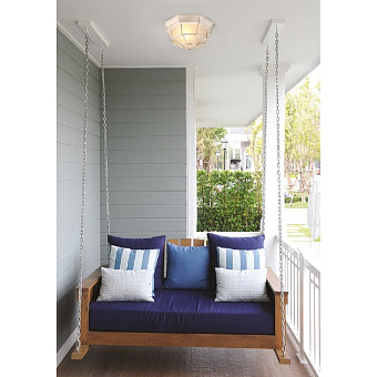 Светильник архитектурный Arte Lamp PEGASUS A3121PF-1WG 60Вт IP44 E27 БЕЛО-ЗОЛОТОЙ