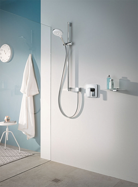 Душевой гарнитур KLUDI Freshline 6794091-00 белый/хром