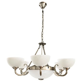 Люстра подвесная Arte Lamp WINDSOR A3777LM-6-2AB 80Вт 8 лампочек E14