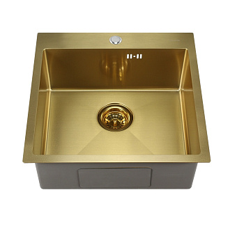 Мойка кухонная MELANA ProfLine D5050HG 50х50см золото