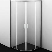 Угловое ограждение WASSERKRAFT Lippe 45S01 185х90см стекло прозрачное