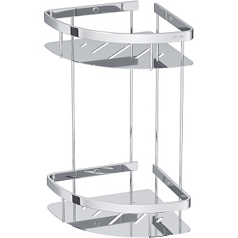 Полка в ванную угловая AM-PM Sense L A7454200 2-ярусная 23х30см хром