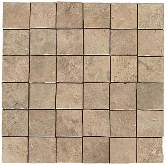 Керамическая мозаика Atlas Concord Италия Aix A0T0 Beige Mosaico Tumbled 30х30см 0,9кв.м.