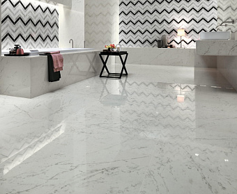 Настенная плитка Atlas Concord Италия MARVEL STONE A4S3 Carrara Pure 50х120см 1,8кв.м. глянцевая